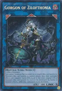 Yu-Gi-Oh! Duelist's Advance - Gorgon of Zilofthonia - DUAD-EN050 SR - Image 2