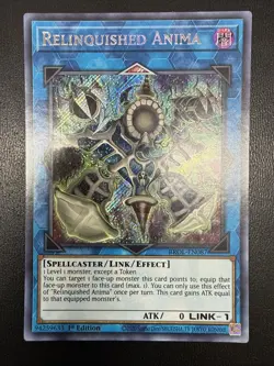 FREE SHIPPING Relinquished Anima BROL-EN087 Secret Rare 1st Ed Yugioh NM - Image 1