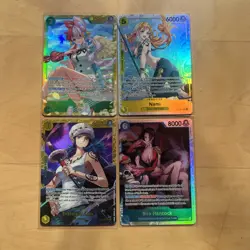 One Piece CCG EB03 Heroines Hits Lot ENGLISH NM PACK FRESH LAW SEC UTA SEC NAMI - Image 1