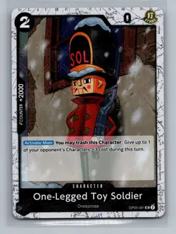 Premium Booster -The Best- #OP05-081 One-Legged Toy Soldier (Jolly Roger Foil) - Image 1