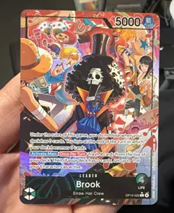 OP15-022 Brook Alt Art Leader Adventure on Kami’s Island One Piece TCG English - Image 1