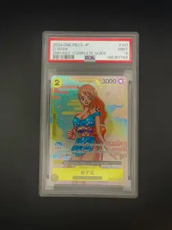 ONE PIECE O-Nami OP06-101 R 2nd ANNIVERSARY COMPLETE GUIDE Promo Japanese # PSA - Image 1
