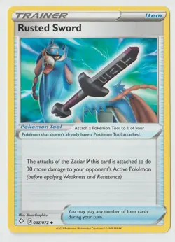 2021 Pokemon Shining Fates Rusted Sword 062/072 NH U - Image 1