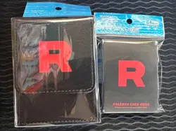 Pokemon Card Game Team Rocket Deck Case Sleeve Pro Set Pokemon Center Exclusive - Image 1