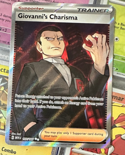 Pokemon 151 - Giovanni's Charisma 197 / 165 Ultra Rare - Scarlet & Violet - Image 1