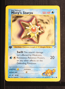PSA 9 MINT 2000 Pokemon Gym Heroes #90 Misty's Staryu 1st Edition !!! - Image 3