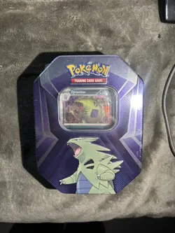 Tyranitar Triple Whammy Collectors Tin - Pokemon TCG - Factory Sealed - Image 1