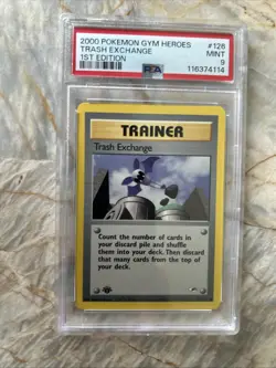2000 Pokemon Gym Heroes 1st Edition #126Mint PSA 9 - Image 2