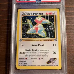 Pokemon Sabrina's Porygon Gym Challenge 1st Edition #98 PSA 9 Mint - Image 4