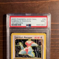 Pokemon Sabrina's Porygon Gym Challenge 1st Edition #98 PSA 9 Mint - Image 5