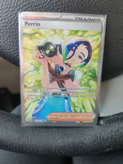 Pokemon TCG Perrin 220/167 Twilight Masquerade Special Illustration Rare Holo E… - Image 1