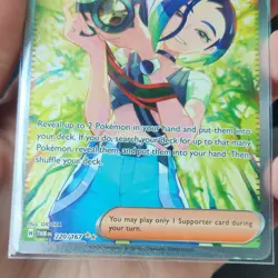 Pokemon TCG Perrin 220/167 Twilight Masquerade Special Illustration Rare Holo E… - Image 2