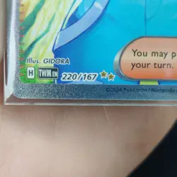 Pokemon TCG Perrin 220/167 Twilight Masquerade Special Illustration Rare Holo E… - Image 5