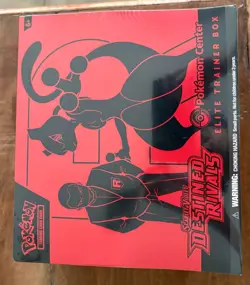 Pokemon TCG Destined Rivals Pokemon Center Exclusive Elite Trainer Box ETB - Image 1