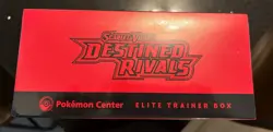 Pokemon TCG Destined Rivals Pokemon Center Exclusive Elite Trainer Box ETB - Image 3