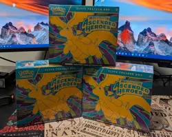 Pokemon Ascended Heroes ETB Elite Trainer Boxes Lot Of 3 Sealed Brand New! - Image 1