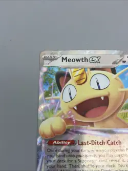 Pokemon TCG Meowth EX 62/88 Double Rare Perfect Order - Image 2