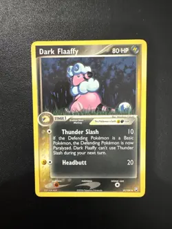 VINTAGE POKEMON DARK FLAAFFY 33/109 EX TEAM ROCKET RETURNS UNCOMMON NON HOLO NM - Image 1