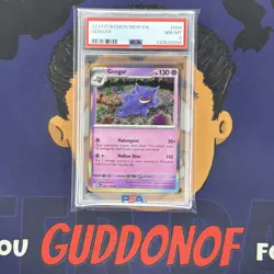 PSA 8 NEAR MINT 2023 Pokemon Mew 151 GENGAR #094 Holo Rare - Image 1