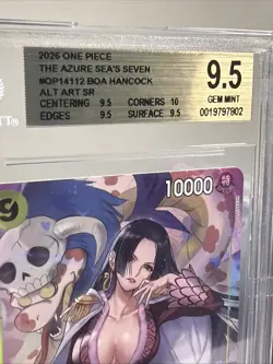 Boa Hancock OP14-112 (Alternate Art) OP14-112 The Azure Sea's Seven Foil BGS 9.5 - Image 2