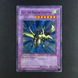 Gaia The Dragon Champion LOB-125 - Legend of Blue Eyes - Yugioh Card - Image 1