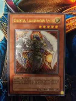 Yu-Gi-Oh Celestia, Lightsworn Angel - Ultimate Rare LODT-EN024 1st Edition, MP - Image 1