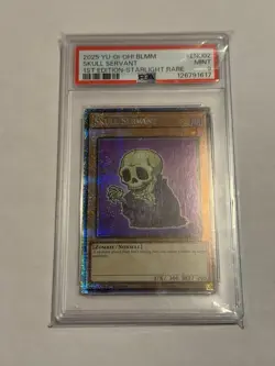 Yu-Gi-Oh! Skull Servant 1st Edition Starlight Rare BLMM-EN002 PSA 9 - Image 1