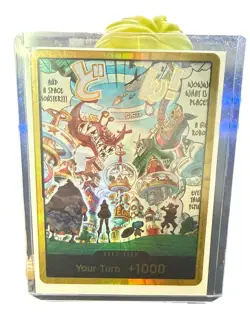 One Piece The Azure Sea's Seven Egghead Gold Don!! Card NM - Image 1