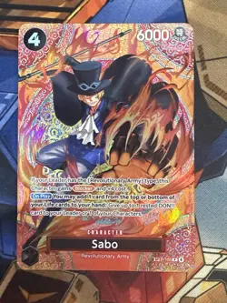 One Piece TCG: Sabo (P-105) (SP) P-105 Adventure on Kami's Island Foil English - Image 1