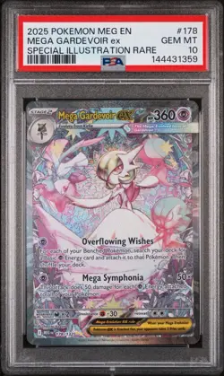 2025 POKEMON MEG SPECIAL ILLUSTRATION RARE #178 MEGA GARDEVOIR EX PSA 10 - Image 1