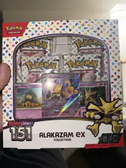 Pokemon TCG Scarlet and Violet - 151 Alakazam ex Collection Box - factory sealed - Image 1