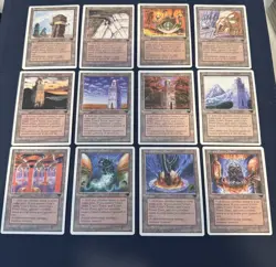 MTG - Magic The Gathering - 12 Card Set Of Urza’s Lands - Chronicles - NP/LN! - Image 1