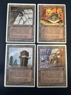 MTG - Magic The Gathering - 12 Card Set Of Urza’s Lands - Chronicles - NP/LN! - Image 2