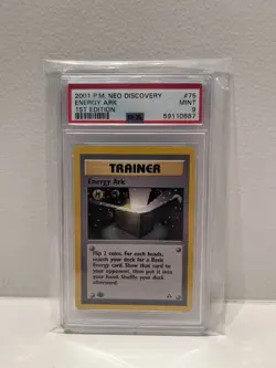 PSA 9 Wotc Pokemon 1st Edition Energy Ark - Neo Discovery #75 - Image 1