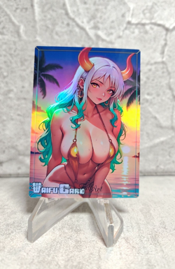 Yamato Trading Card Waifu Goddess Story Anime Girl holo Karte Manga Full Art - Image 1