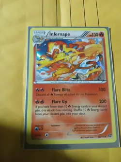 Infernape 20/114 2016 XY Steam Siege Pokemon Card TCG Holo Rare - Image 1