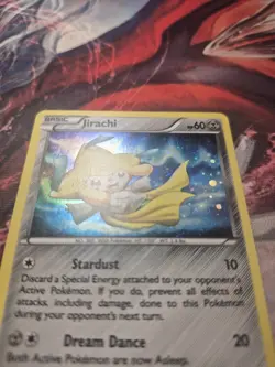 Pokemon TCG Jirachi Black Star Promos Holo Card XY67 MP - Image 2