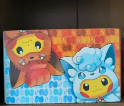 Vulpix Poncho Pikachu Pokemon Center Box withDeck Box Dividers NO CARDS 4521329212272 - Image 1