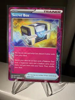 Pokemon TCG Trainer Card Secret Box 163/167 Holo Rare - Image 1