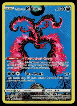 Pokemon Card - Galarian Moltres Sword & Shield Promo SWSH284 Holo - Image 1