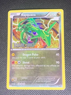 Rayquaza 11/20 Dragon Vault Stamped - Pokemon Card - HP - Image 1