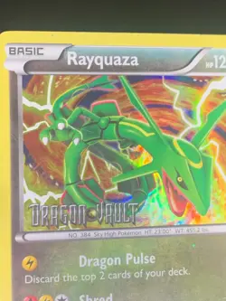 Rayquaza 11/20 Dragon Vault Stamped - Pokemon Card - HP - Image 3
