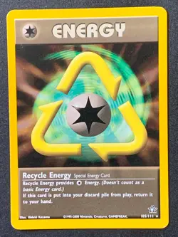 Recycle Energy 105/111 Neo Genesis non holo rare vintage WOTC pokemon card - Image 1