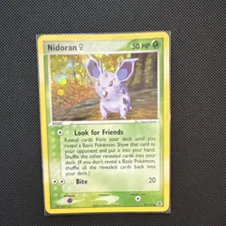 Pokemon Nidoran 70/112 EX FireRed & LeafGreen 50 HP Common Reverse Holo Card - Image 1