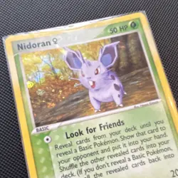 Pokemon Nidoran 70/112 EX FireRed & LeafGreen 50 HP Common Reverse Holo Card - Image 2