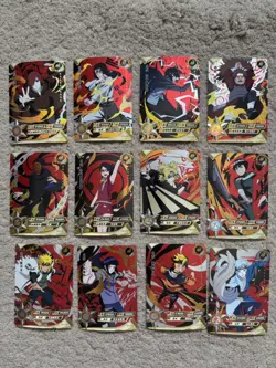 Naruto Kayou CCG Lot of 12 AR Rarity cards - Image 1