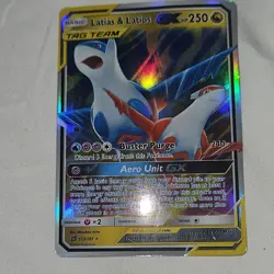 Pokemon Latias & Latios GX TAG TEAM Ultra Rare Holo 113/181 SM-Team Up Card - Image 1