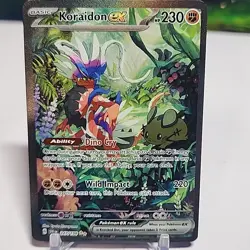 Pokemon TCG Koraidon EX Scarlet & Violet Base Set Holo Card 247/198 - Image 1