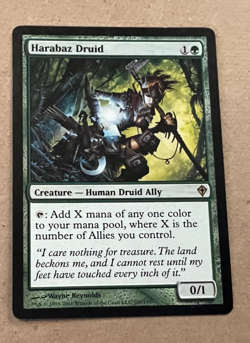 Harabaz Druid - Worldwake - MTG - Magic the Gathering - Image 2