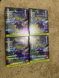 Magic The Gathering Edge Of Eternities Collector Omega Booster Pack x4 - Image 1